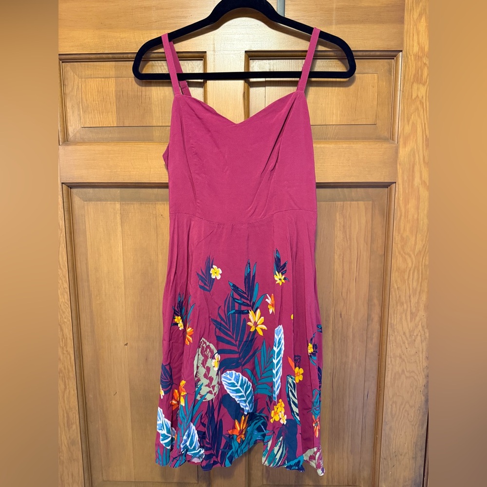Old Navy Red Midi Dress